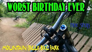 Almost Died on Birthday Ride at Phantom Drop Crash in Mountain Creek  MTB  Commencal Supreme DH [upl. by Adav]