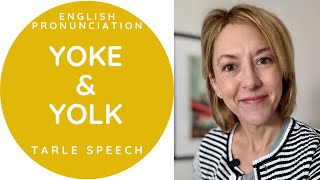 Learn How to Pronounce YOKE amp YOLK  American English Homophone Pronunciation Lesson learnenglish [upl. by Ecurb]