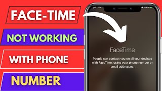 How To Fix Facetime Not Working On iPhone 2024How To Fix Facetime Not Working Without Phone Number [upl. by Morey]