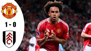 Manchester United Vs Fulham 10｜ All Goals amp Extended Highlights｜Premier League 20242025 [upl. by Haelat]