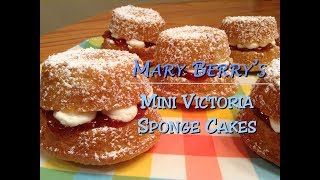 Mary Berrys Mini Victoria Sponge Cakes From The Great British Baking Show  MS3 [upl. by Nomit]