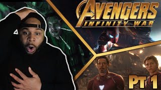 AVENGERS INFINITY WAR is INSANE Movie Reaction FIRST TIME WATCHING Part 12 [upl. by Harts]