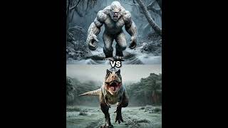 Yeti vs T Rex vs Gaint Creatures Godzilla Wendigo King Kong Werewolf Dainasour mammoth alien [upl. by Eedeed685]