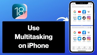 Multitasking on iPhone How To Split Screen on iPhone iOS 18 [upl. by Cristen604]