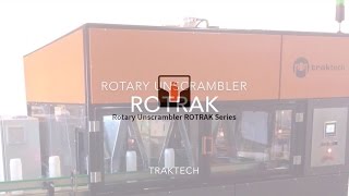 Posicionador Rotativo ROTRAK salida con transportador aspirado  Traktech SL [upl. by Chaudoin]