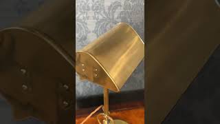 Bankers brass desk lamp [upl. by Janey]