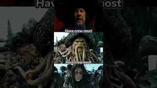 Captain Davy Jones Vs Captain Barbossa Cruse Vs Captain Salazar Ghost 🔥  Lagendry Battle 👿 [upl. by Adekam]