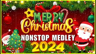 NonStop Christmas Songs Medley 2024 🎄 Christmas Disco Remix Songs 🎅🏼 Happy New Year 2024 [upl. by Herzberg]