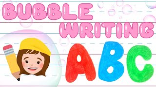 How to Write BUBBLE Letters  Handwriting Practice with Bri Reads [upl. by Athalia]