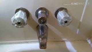 Install 3 handle shower faucet [upl. by Redna]