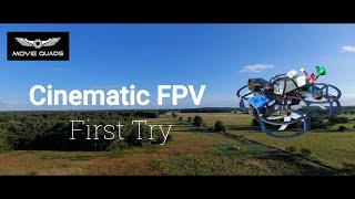 Movie Quads MQP35 Pro FPV Cinewhoop Erstflug [upl. by Belac296]