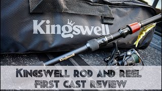 KINGSWELL TRAVEL ROD TELESCOPING ROD AND REEL  First Cast Reviews [upl. by Elyssa]