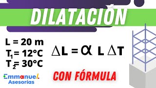 FÍSICA Problemas de Dilatación Lineal Coeficiente de Dilatación Ejercicios paso a paso física [upl. by Hills]