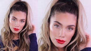 SUPER EASY HOLIDAY GLAM  under 15 minutes  Julia Dantas [upl. by Amjan]