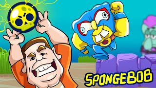 HIS NAME IS SPONGEBOB  BRAWL STARS ANIMATION [upl. by Lantha]