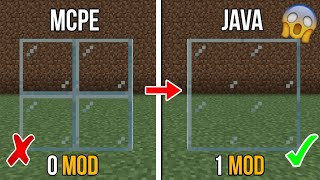 Connected Glass Addon For Mcpe 120 Connected Glass Addon Like Java in Hindi [upl. by Ver]