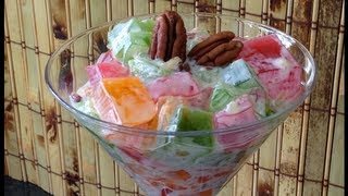 Como Hacer Postre De Gelatina Receta Deliciosa [upl. by Llenrep]