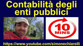 Fast Law Simone Chiarelli spiega tutta la contabilità degli enti pubblici in 10 minuti [upl. by Aremahs]