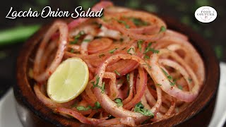 Laccha Onion Salad  Dhaba Style  Best Combination with Kabab Barbeque or any type of dishes [upl. by Mascia]