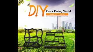 Walkway concrete molds  DIY for backyard [upl. by Piane]