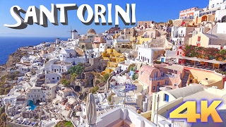 SANTORINI  GREECE 4K [upl. by Sehcaep]