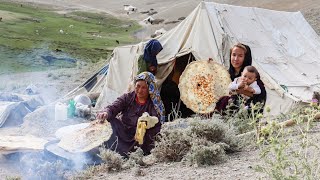 Hard Nomadic life in the Most Remote Village of Afghanistan  Shepherd Mother Cooking Organic Food [upl. by Gnak]