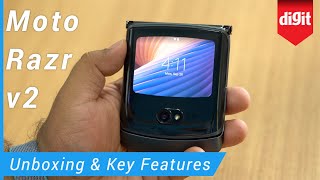 Moto Razr 5g v2 Unboxing amp Key Features [upl. by Tyra]