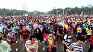 The Biggest Flashmob in Indonesia POSITIVEJAKARTA [upl. by Munsey99]