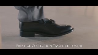 Prestige Tasselled Loafer in black from Samuel Windsor [upl. by Esertal]