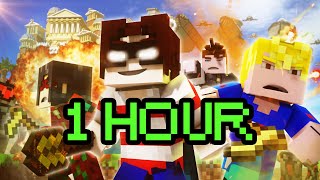 quotFriends Until the Endquot 1 HOUR  A Minecraft Original Music Video ♪ [upl. by Itirp]