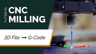 CNC Milling Tutorial 2  Turn Your 3D File into GCode [upl. by Ethelin]