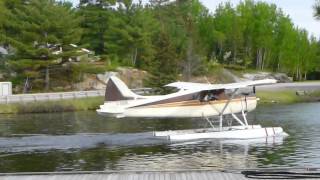 Northwest Flying Inc DHC2 Beaver departure from Nestor Falls [upl. by Edna304]