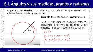 6 Ángulos coterminales [upl. by Vaenfila]