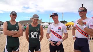 2021 World Rowing Coastal Championships  Broken Oar and Sportsmanship [upl. by Anelac]