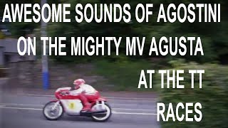 GIACOMO AGOSTINI ON THE 3 CYLINDER MV AGUSTA 500 ISLE OF MAN TT RACES PARADE LAP 2011 [upl. by Aniat]