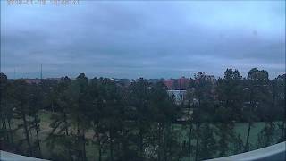 Raleigh NC Time Lapse January 12 2019 [upl. by Reh]