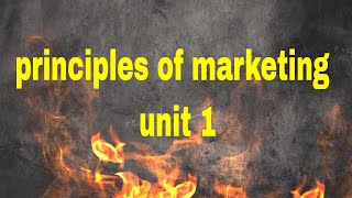 principles of marketing chapter 1 በ አማርኛ [upl. by Dill]