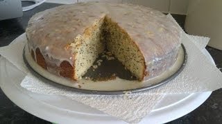 Lemon amp Poppy Seed Cake  First attempt [upl. by Namya816]