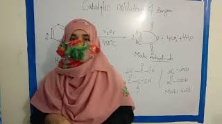 catalytic oxidation of benzene Oxidation of benzene malic acid malic anhydride [upl. by Adnuhser]