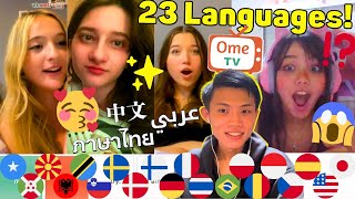 Polyglot Guy Makes Everyone SMILE by Speaking Their Mother Tongue  Omegle [upl. by Aubrey229]