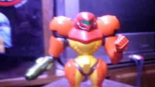 metroid samus aran figure review [upl. by Yuille131]