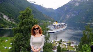 Costa Cruise to Norway Fjords נורווגיה  קוסטה קרוז  שייט בפיורדים [upl. by Hedwiga]