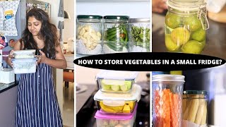 How to store vegetables in a small fridge  TIPS and TRICKS to make your vegetables last longer [upl. by Lynn620]