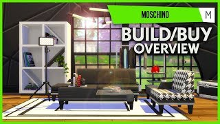 MOSCHINO STUFF PACK BUILDBUY OVERVIEW [upl. by Yusem]