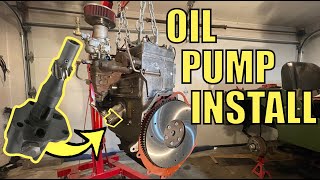 How to install Oil Pump with a 4134 Engine  19461971 Jeep amp Willys [upl. by Amhser189]