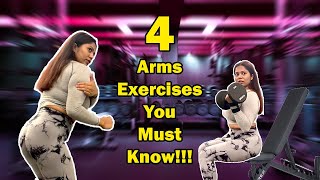 4 Arms exercises you MUST Know [upl. by Boff]