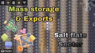 Making a Massive Storage amp Export sector in Mindustry V7 [upl. by Adnik]