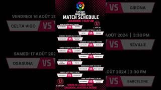 LA LIGA CALENDRIER 20242025 mediasenlignemarielormuaka copaamerica football [upl. by Lindo217]