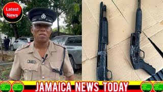 BIG GUNS FOUND IN GULLY BANKZ Jamaica news today [upl. by Airetahs503]