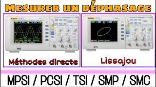 TP  Mesurer un déphasage avec l’oscilloscope numérique Électrocinétique [upl. by Onez443]